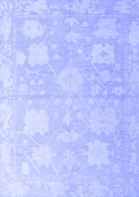 Abstract Blue Modern Rug, abs4835blu