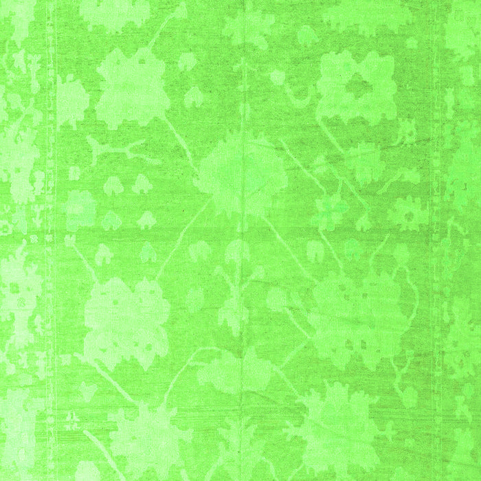 Machine Washable Abstract Green Modern Area Rugs, wshabs4835grn