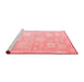 Modern Red Washable Rugs