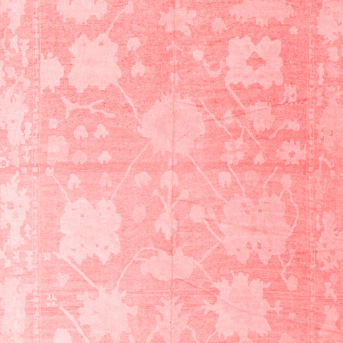 Machine Washable Abstract Red Modern Rug, wshabs4835red