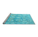 Sideview of Machine Washable Abstract Light Blue Modern Rug, wshabs4836lblu