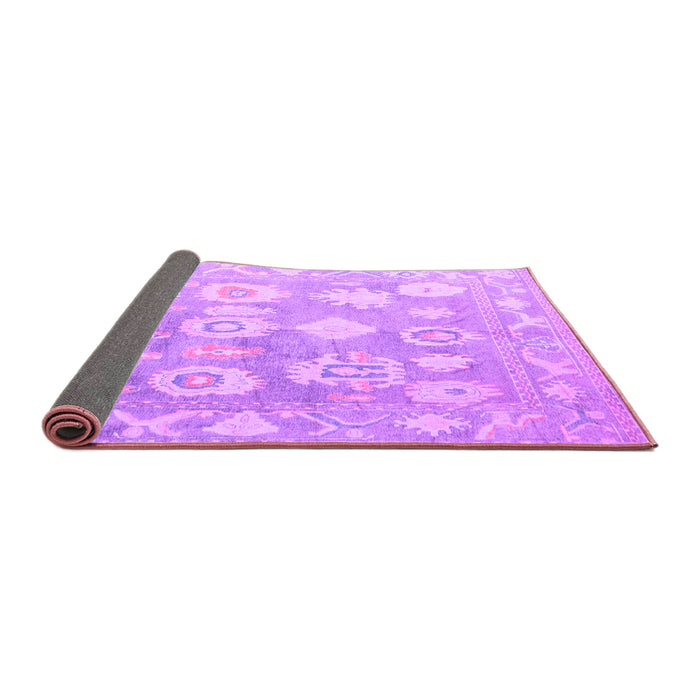 Sideview of Abstract Purple Modern Rug, abs4836pur