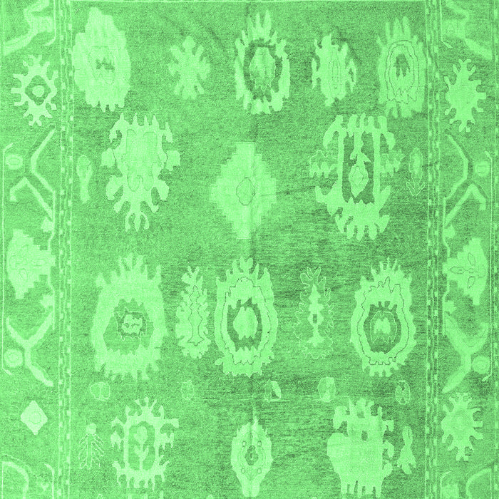 Abstract Emerald Green Modern Rug, abs4836emgrn