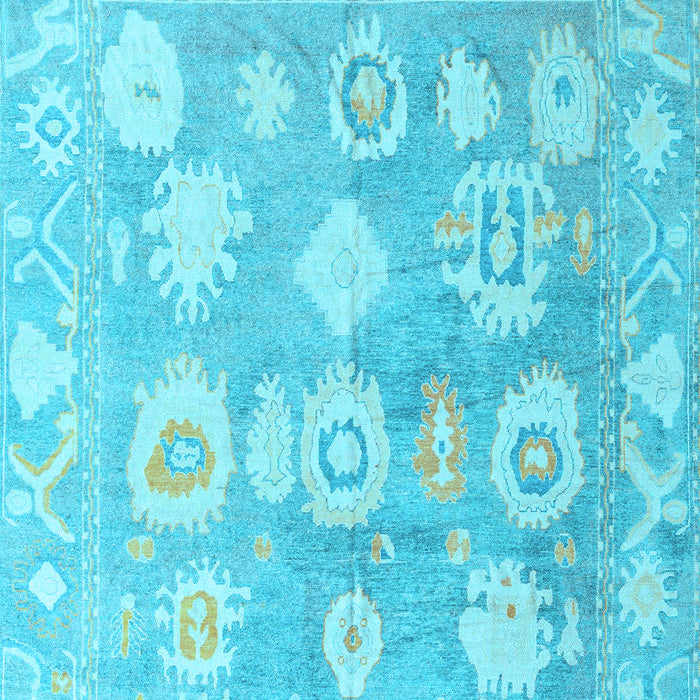 Abstract Light Blue Modern Rug, abs4836lblu