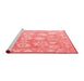 Modern Red Washable Rugs