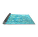 Sideview of Abstract Light Blue Modern Rug, abs4836lblu