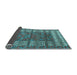 Sideview of Abstract Light Blue Modern Rug, abs4837lblu