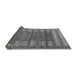 Sideview of Abstract Gray Modern Rug, abs4837gry