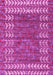 Machine Washable Abstract Pink Modern Rug, wshabs4837pnk