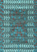 Abstract Light Blue Modern Rug, abs4837lblu