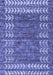 Abstract Blue Modern Rug, abs4837blu