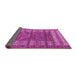 Sideview of Abstract Pink Modern Rug, abs4837pnk