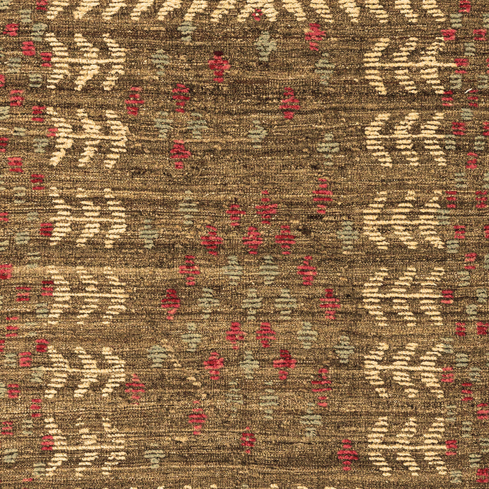 Machine Washable Abstract Brown Modern Rug, wshabs4837brn