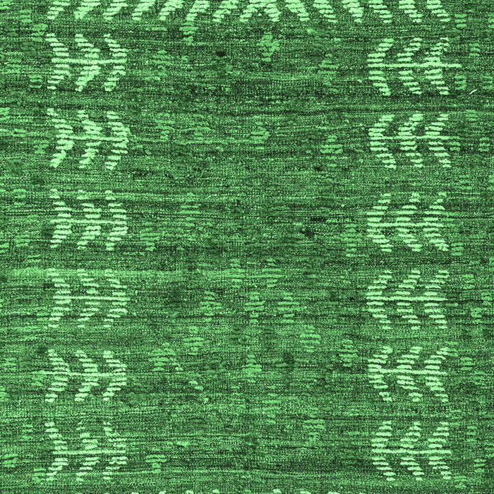 Machine Washable Abstract Emerald Green Modern Area Rugs, wshabs4837emgrn