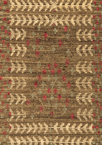 Abstract Brown Modern Rug, abs4837brn