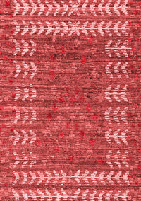 Abstract Red Modern Rug, abs4837red