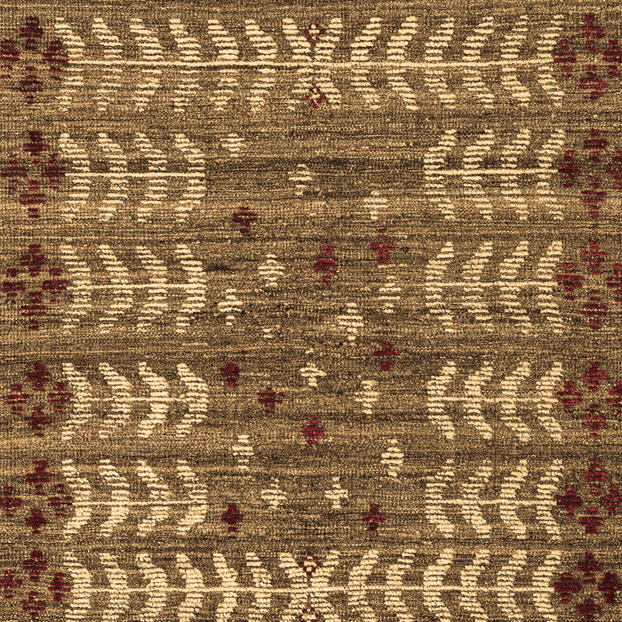 Machine Washable Abstract Brown Modern Rug, wshabs4838brn