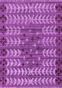 Abstract Purple Modern Rug, abs4838pur