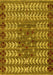 Abstract Yellow Modern Rug, abs4838yw