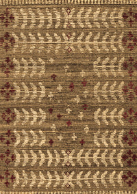 Abstract Brown Modern Rug, abs4838brn