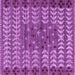 Square Machine Washable Abstract Purple Modern Area Rugs, wshabs4838pur