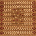 Square Abstract Orange Modern Rug, abs4838org