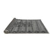 Sideview of Abstract Gray Modern Rug, abs4838gry