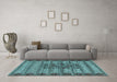 Machine Washable Abstract Light Blue Modern Rug in a Living Room, wshabs4838lblu