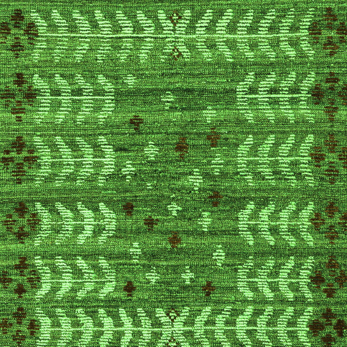 Machine Washable Abstract Green Modern Area Rugs, wshabs4838grn