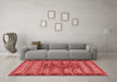 Modern Red Washable Rugs