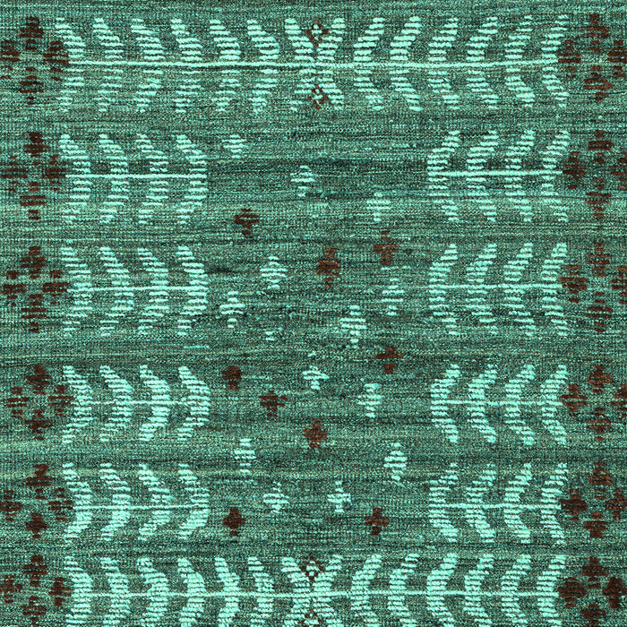 Machine Washable Abstract Turquoise Modern Area Rugs, wshabs4838turq