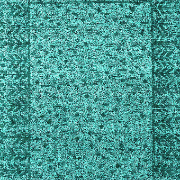Machine Washable Abstract Turquoise Modern Area Rugs, wshabs4839turq