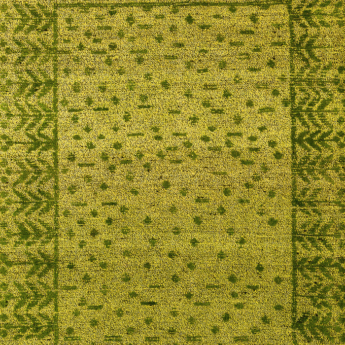 Abstract Yellow Modern Rug, abs4839yw