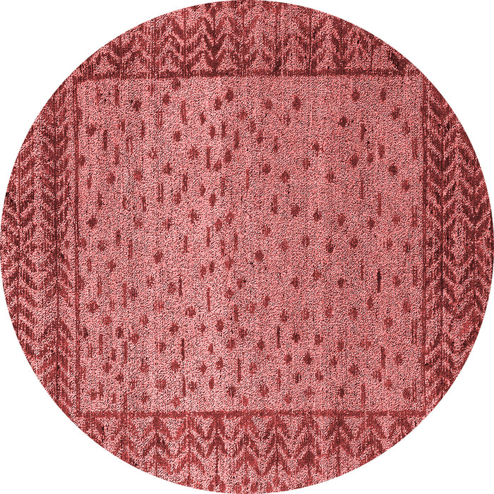 Machine Washable Abstract Red Modern Rug, wshabs4839red
