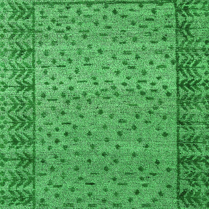 Machine Washable Abstract Green Modern Area Rugs, wshabs4839grn