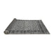 Sideview of Abstract Gray Modern Rug, abs4839gry