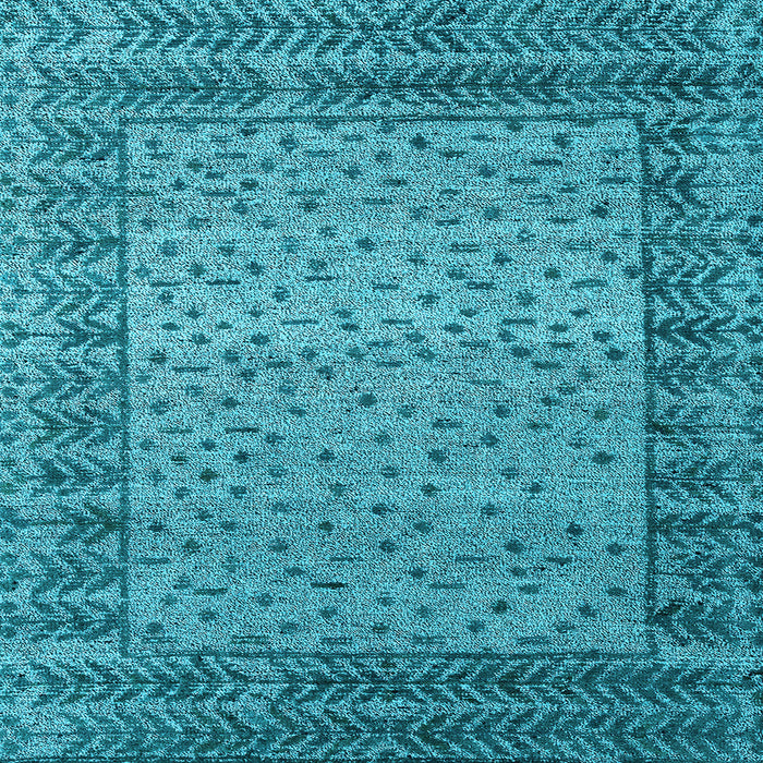 Square Machine Washable Abstract Light Blue Modern Rug, wshabs4839lblu