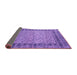 Sideview of Abstract Purple Modern Rug, abs4839pur