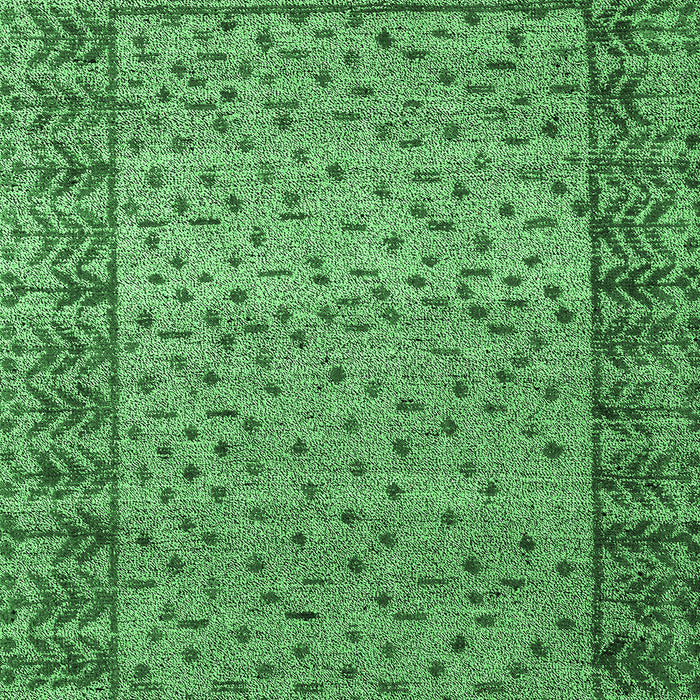 Machine Washable Abstract Emerald Green Modern Area Rugs, wshabs4839emgrn
