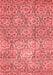 Abstract Red Modern Area Rugs