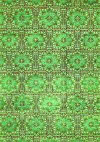 Abstract Green Modern Rug, abs483grn