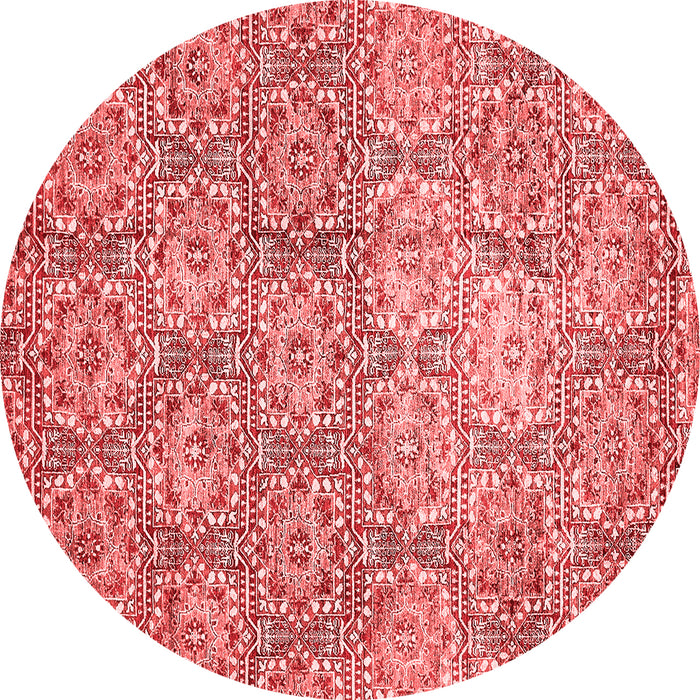 Abstract Red Modern Rug, abs483red