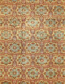 Abstract Yellow Modern Rug, abs483