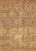 Abstract Brown Modern Rug, abs483brn