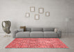 Modern Red Washable Rugs