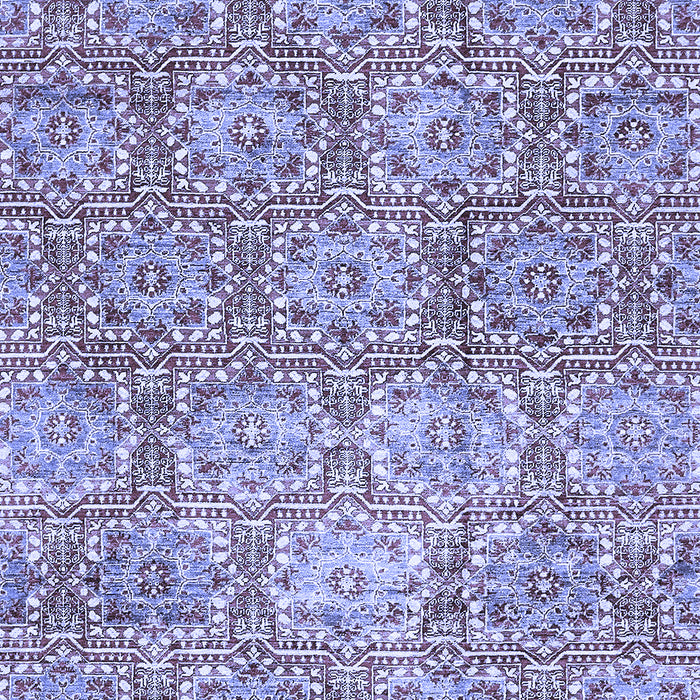 Abstract Blue Modern Rug, abs483blu