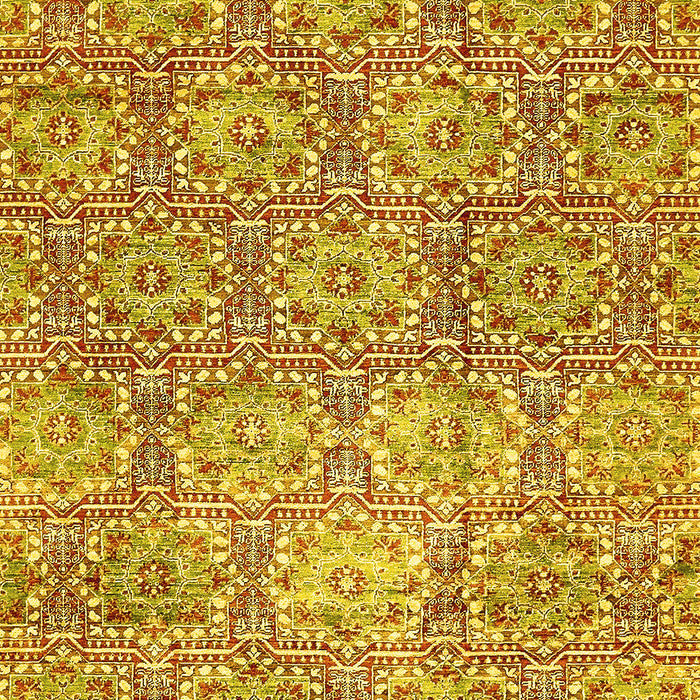 Abstract Yellow Modern Rug, abs483yw