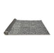 Sideview of Abstract Gray Modern Rug, abs483gry