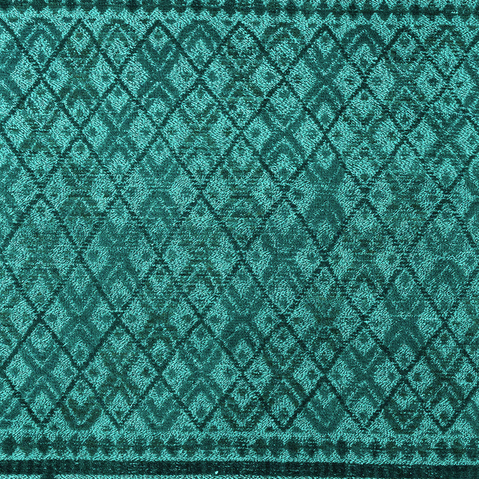 Machine Washable Abstract Turquoise Modern Area Rugs, wshabs4840turq