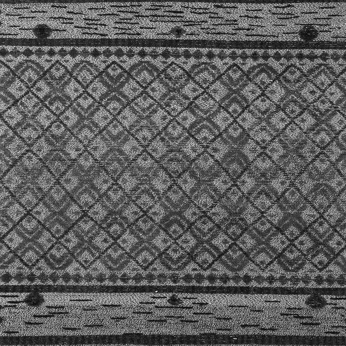 Square Abstract Gray Modern Rug, abs4840gry